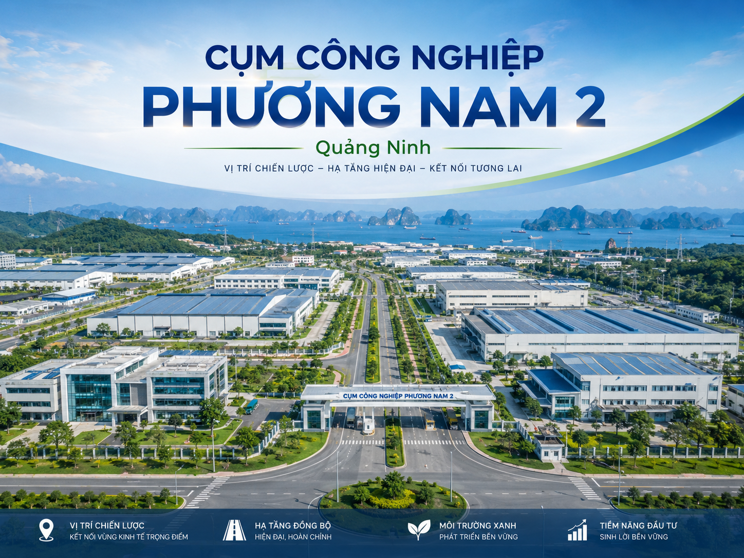 Thông tin về dự án Cụm công nghiệp Phương Nam 2 tỉnh Quảng Ninh